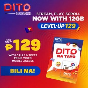 DITO - 12GB Data Load for only ₱129