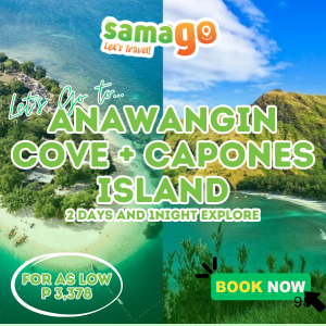 2 DAYS AND 1 NIGHT EXPLORE ANAWANGIN COVE + CAPONES ISLAND